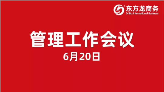 東方龍商務集團舉行管理工作會議，打造卓越委托招商職業經理人，適應集團擬上市管理要求！
