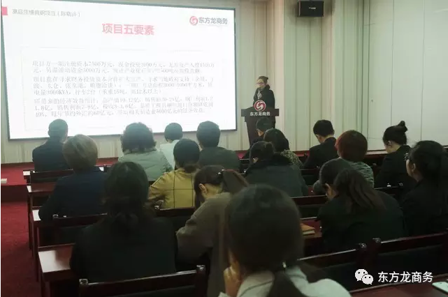 東方龍商務舉行12月上旬投資選址項目評估會，確定近期重點對接項目